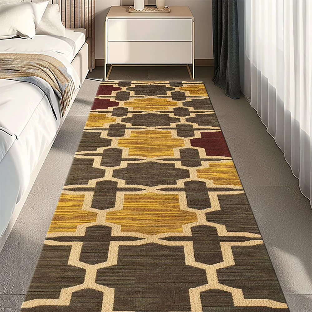 

Corridor Carpet Long Hallway Area Rug Geometric Living Room Hall Carpets Kitchen Aisle Mat Bedroom bedside Floor Mats Alfombra