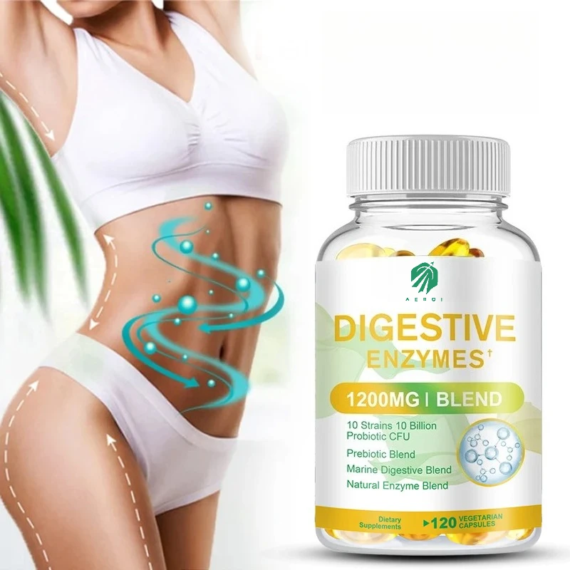 

Добавка пищеварения, капсулы с ферментом, поддержка здоровья желоба, улучшение пищеварения, облегчение газа и кровирования, повышение иммунитета