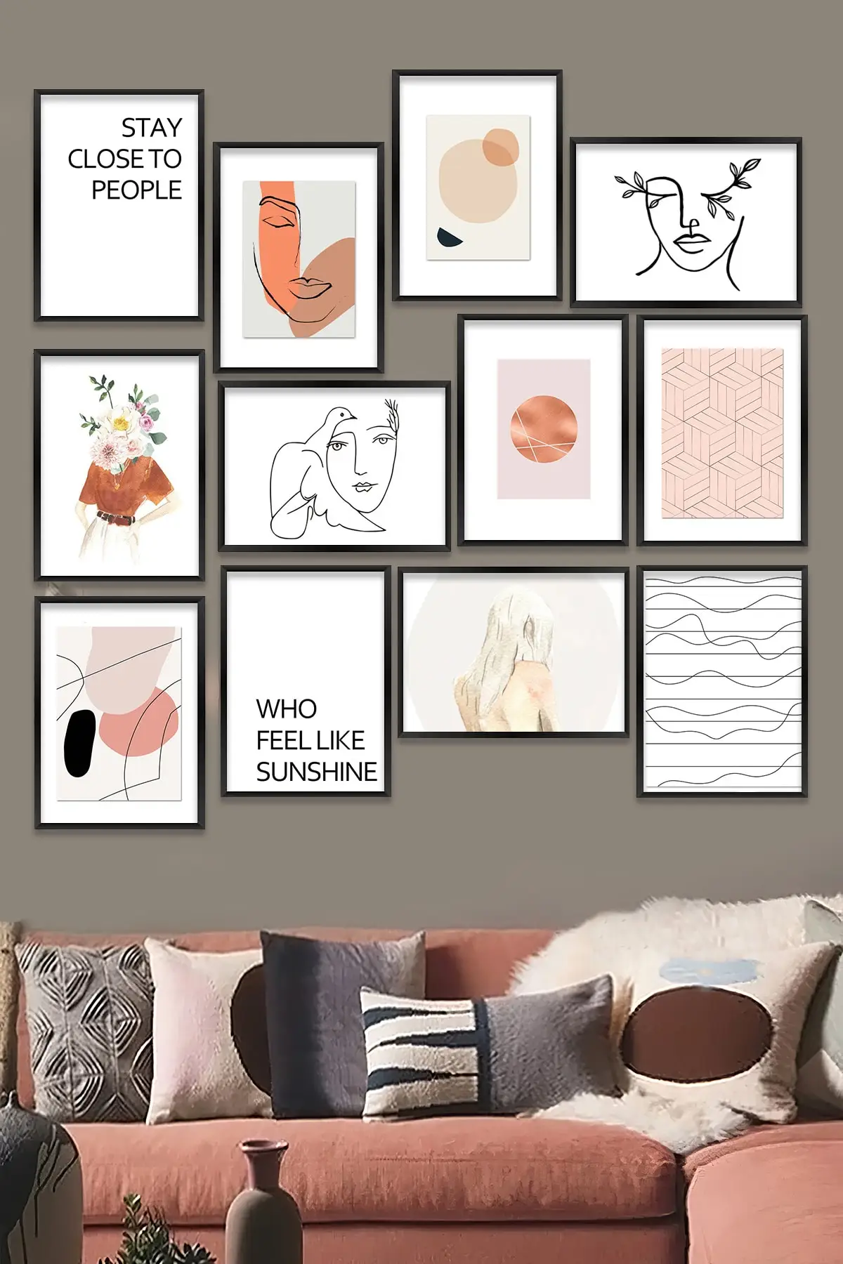 12 peça quadro olhando mdf mesa conjunto