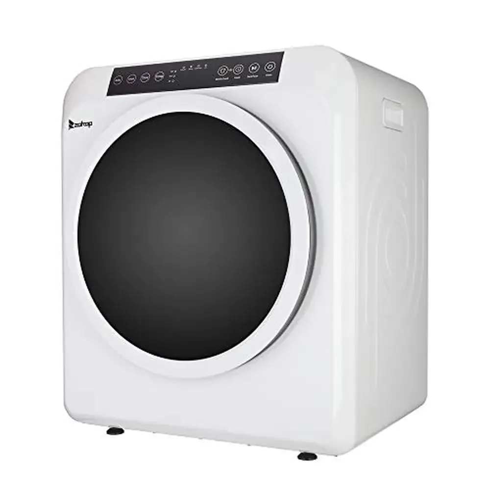 Portable Front Load Laundry Dryer 13.2lbs Capacity LCD Touch Screen Stainless Steel Drum 3.5 cu.ft Clothes Dryer Prevents Wear