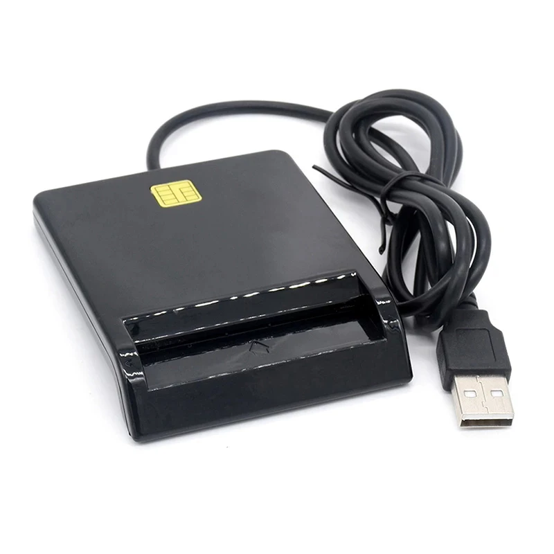 X01 Pembaca Kartu Pintar USB untuk Pembaca Kartu Bank IC/ID EMV Kualitas Tinggi untuk Windows 7 8 10 Linux OS USB-CCID ISO 7816