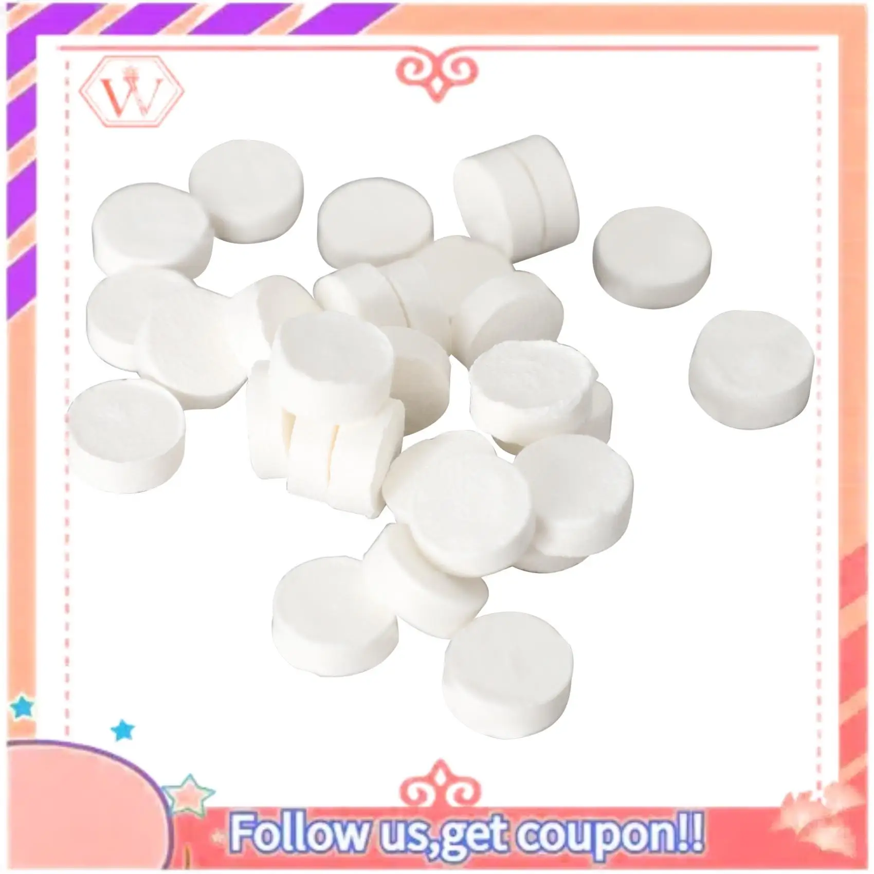 AT84-300 قطعة مناشف مضغوطة محمولة للاستعمال مرة واحدة من القطن المضغوط للسفر والتخييم والمشي لمسافات طويلة #4