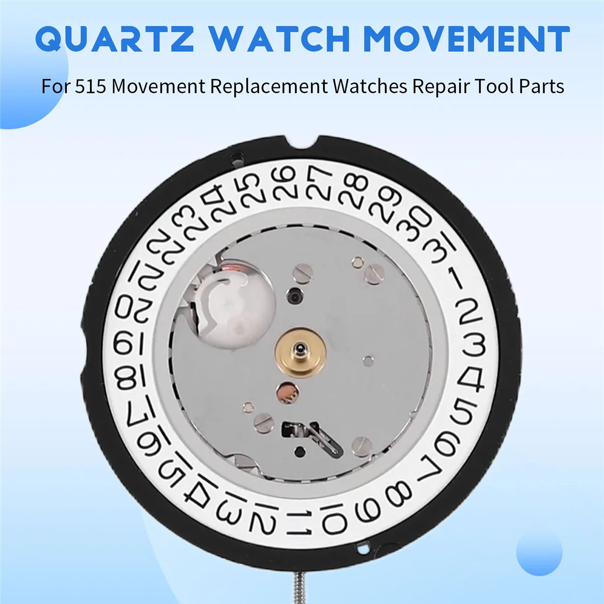 ELBA_Quartz Crystal Watch Movement for Ronda 515 Movement Replacement Watches Repair Tool Parts
