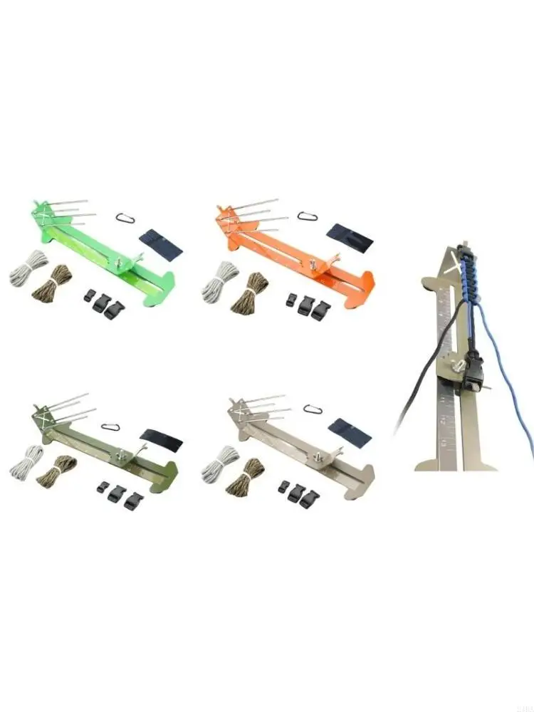 

Portable Bracelets Maker Tool Adjustable Length Stainless Steel Bracelets Jig Paracord Braiding Tool For Parachute Cord