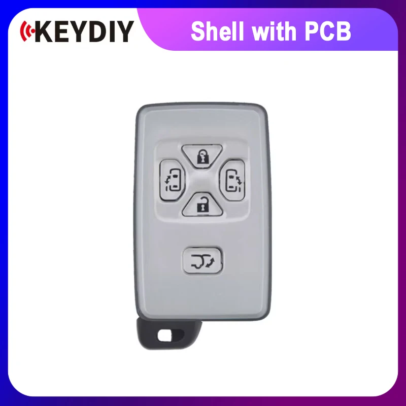 

KEYDIY KD TIB05-5 for Toyota Universal Smart Remote Key 5 Buttons With 8A 4D Chip