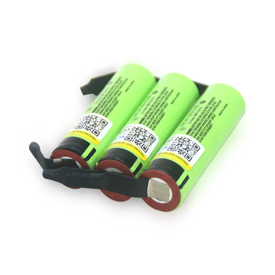 1-20PCS ELAIK New Original NCR18650B 3.7V 3400mAh 18650 Rechargeable Lithium Battery + DIY Nickel Piece