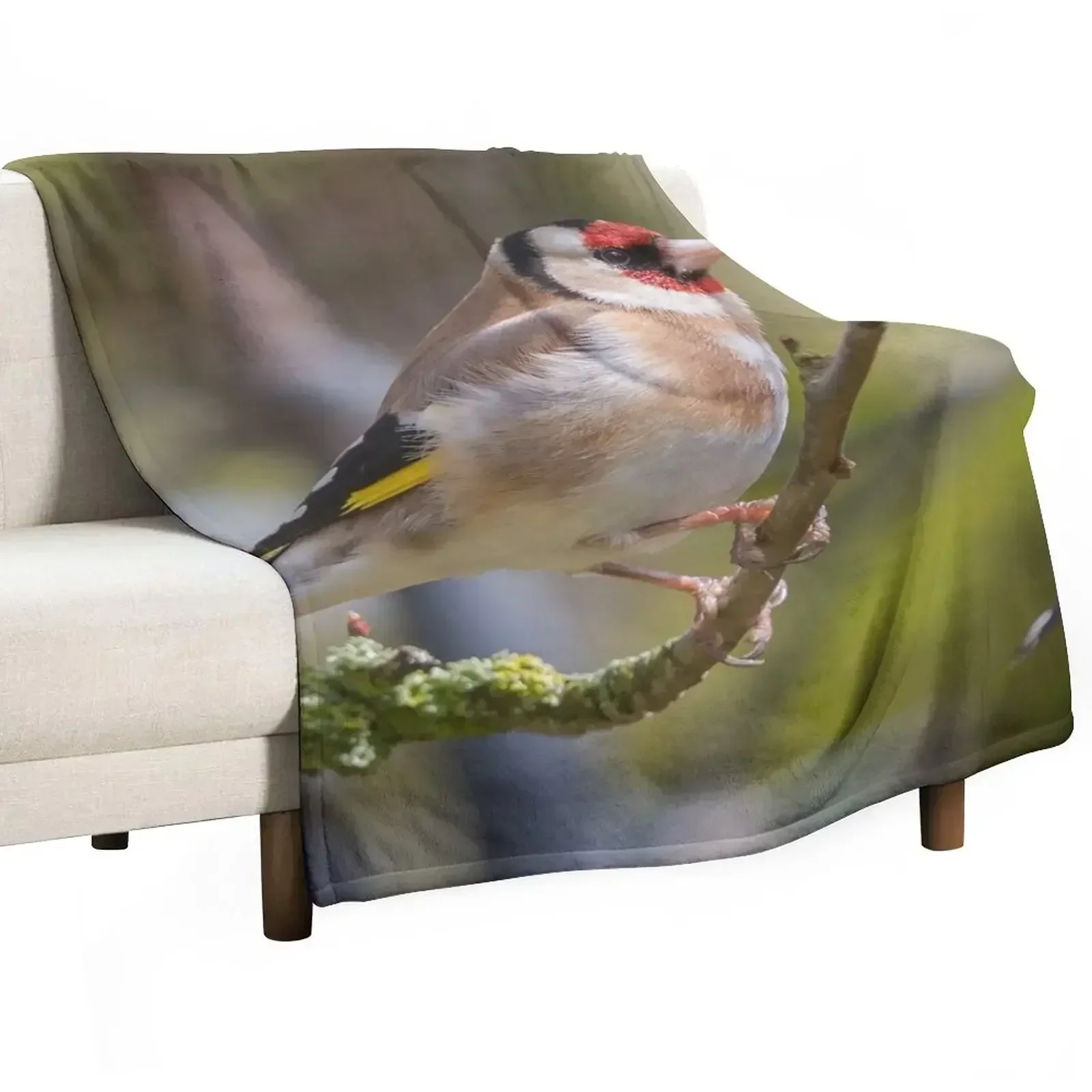 

Goldfinch Throw Blanket wednesday Custom Nap halloween Blankets