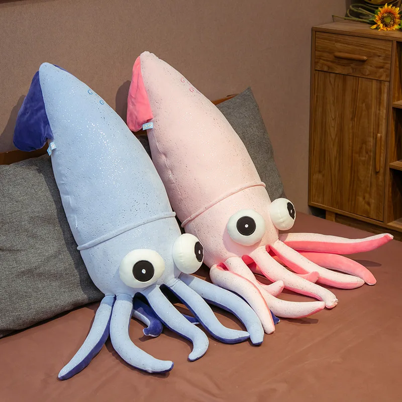 Creative Simulation Squid Doll Plush Toy Octopus Doll Children's Comfort Pillow Simulation Stuffed Doll Kawaii Toy Gifts