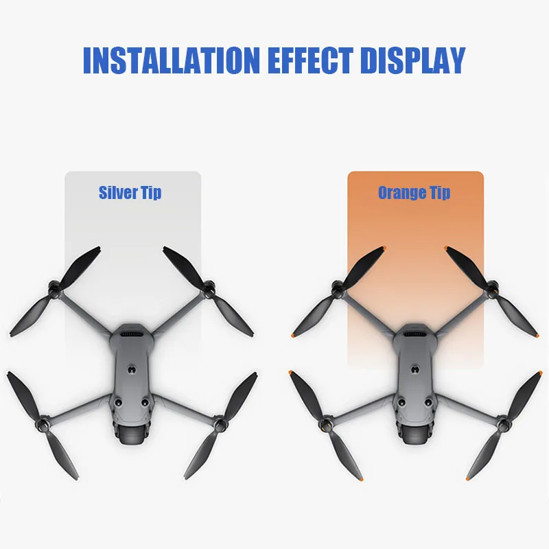 VOLODYMYR 1158F Propellers Replacement for DJI Mavic 4 Pro Drone Noise Reducing Quick Release Quickly Install Blade Props Kit