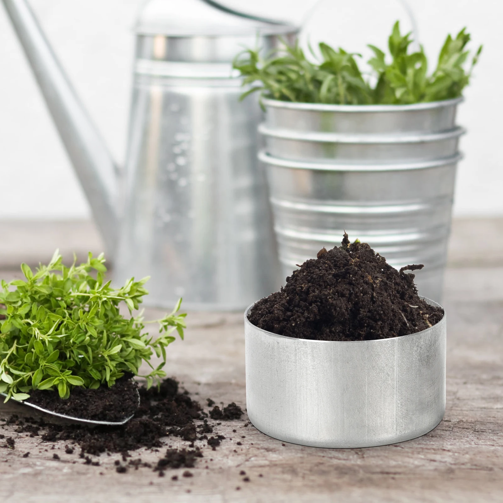

9pcs Sample Containers Mini Boxes Soil Jars with Lids for Equipment Simple Design Durable Material