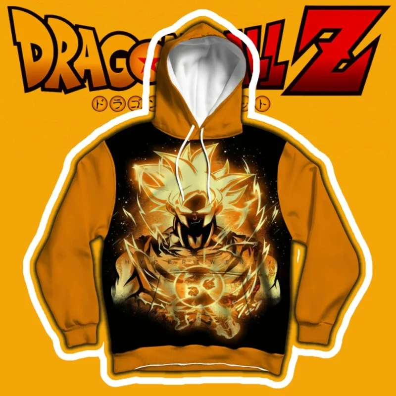 

Толстовка Dragon Ball Goku Super Saiyan Neon Aura с принтом Уникальный бандай в стиле оранжевый черный и кибердизайн Must Have для фанатов аниме