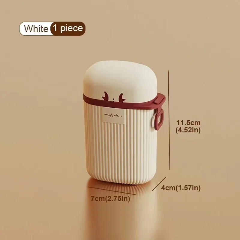 Portable Soap Dish with Double Layers and Draining Design for Traveling and Business Trip, Easy to Carry and Clean soap box