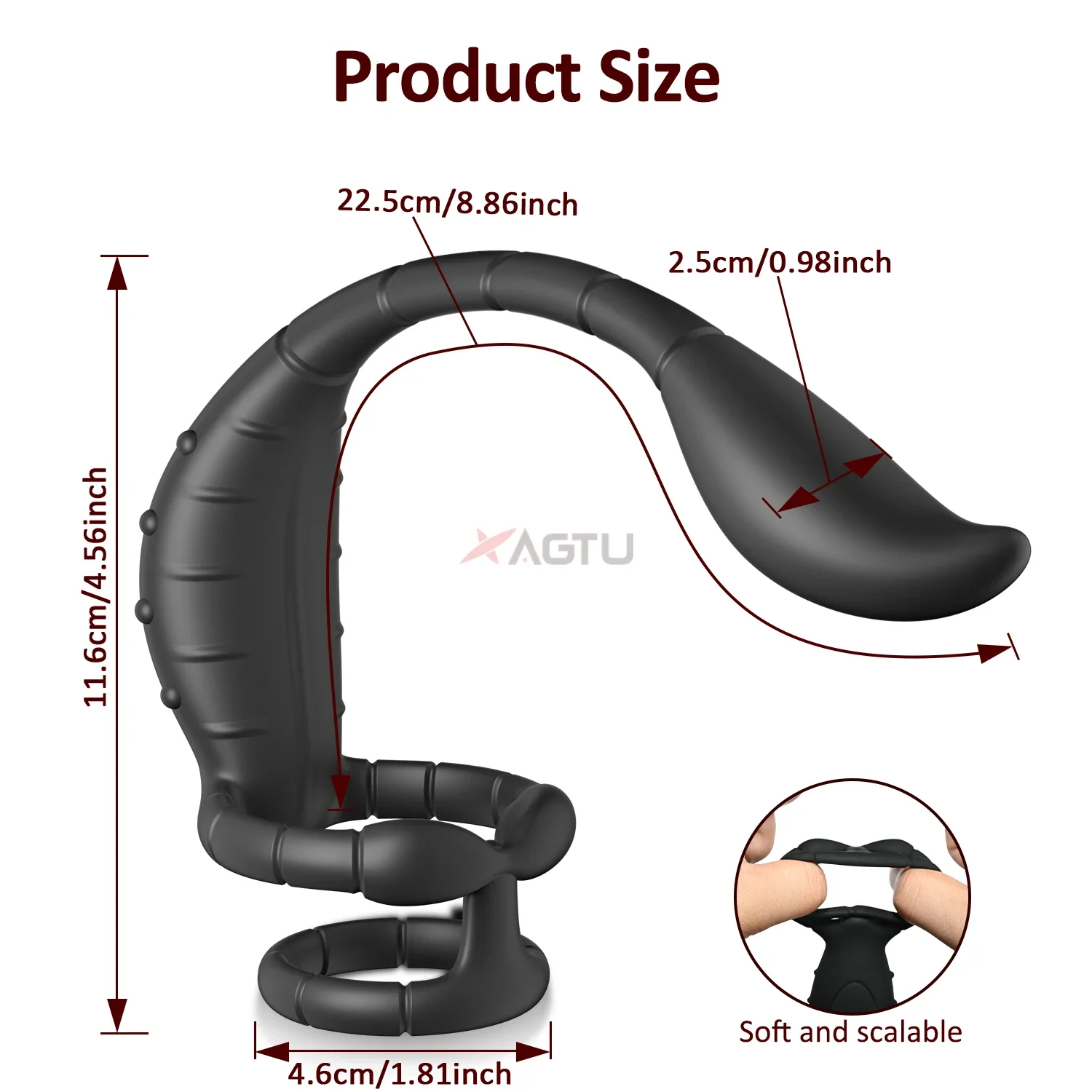 APP Control Vibrating Butt Plug Cock Ring for Men Prostate Massager for Gay Anal Vibrator Penis Ring Adult Sex Toy for Men - Image 4