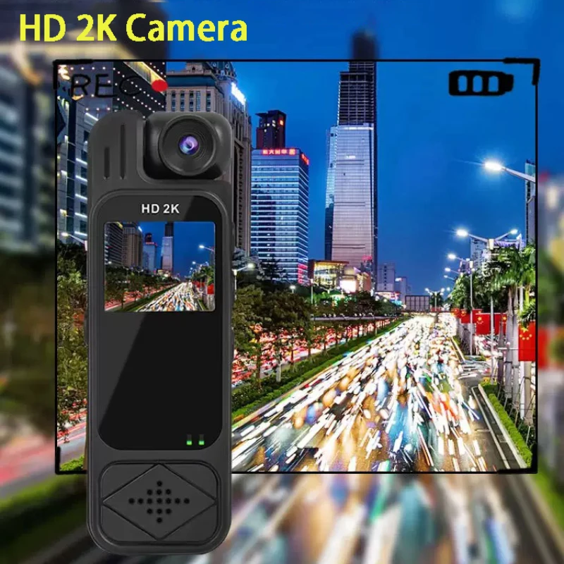 HD 2K Thumb Action Camera Wifi Pocket Sport Cam Handheld Rotatable Lens 5MP 30FPS Mini Outdoor Camcorder Back Clip Type - Detail 1