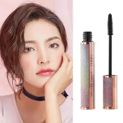 1PCS Black Mascara Lengthens Eyelashes Long Lasting Fiber Mascara Silk Waterproof Lash Cosmetics Extension L9D0