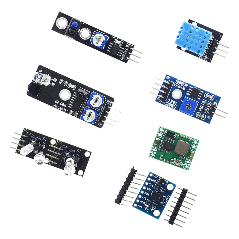 45 in 1 Sensors Modules Starter Kit for arduino, better than 37in1 sensor kit 37 in 1 Sensor Kit whit box DIY Kit Electronic