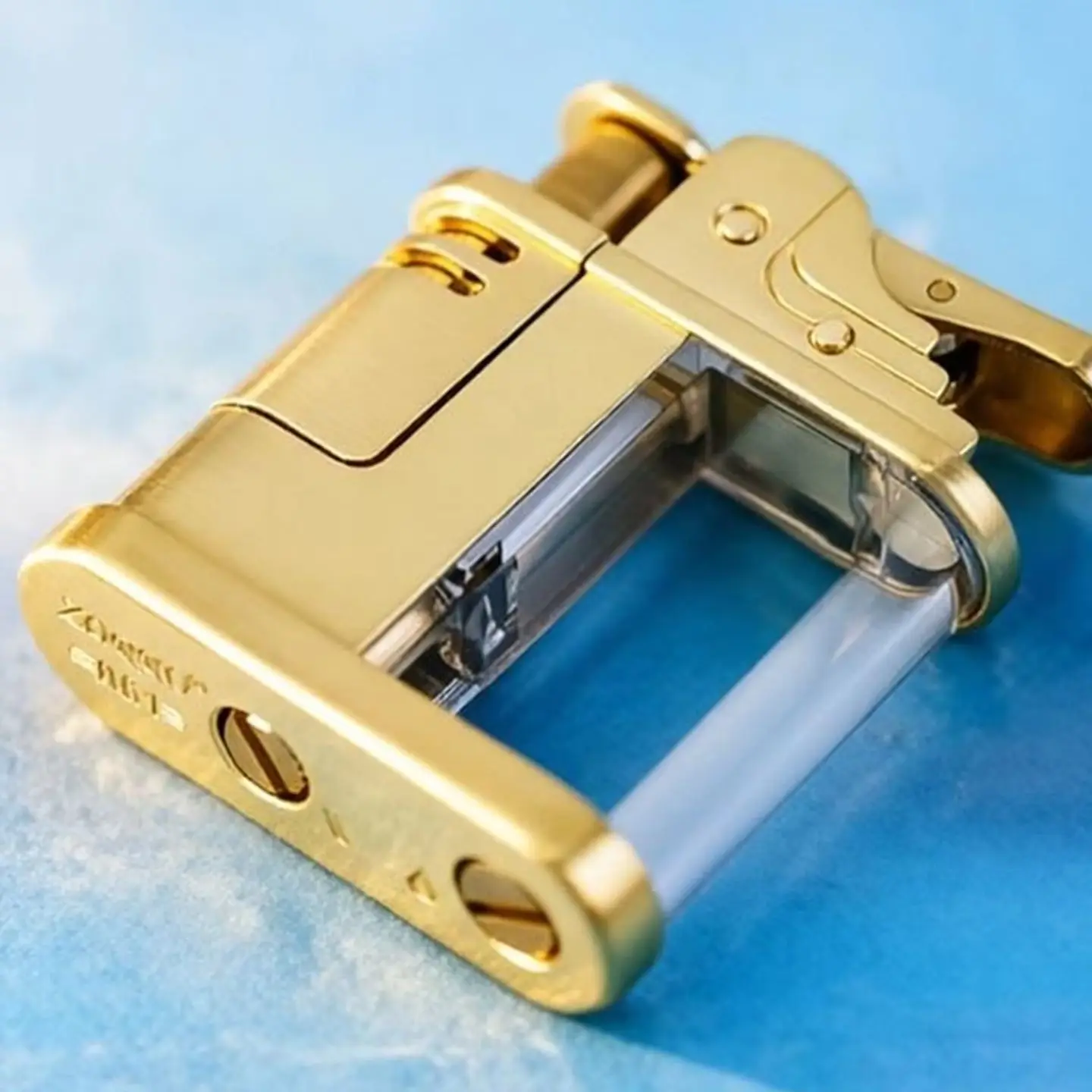 ZORRO Visual Fuel Tank One Press Ejection Windproof Lighter Vintage Trench Lighter Refillable Fluid Lighter
