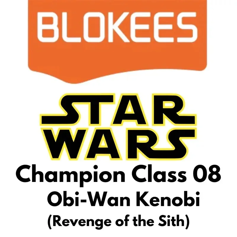 Blokees Star Wars Champion Class Оби-Ван Кеноби: Месть ситхов. Предзаказ. Коллекционная фигурка-модель. Подарок.