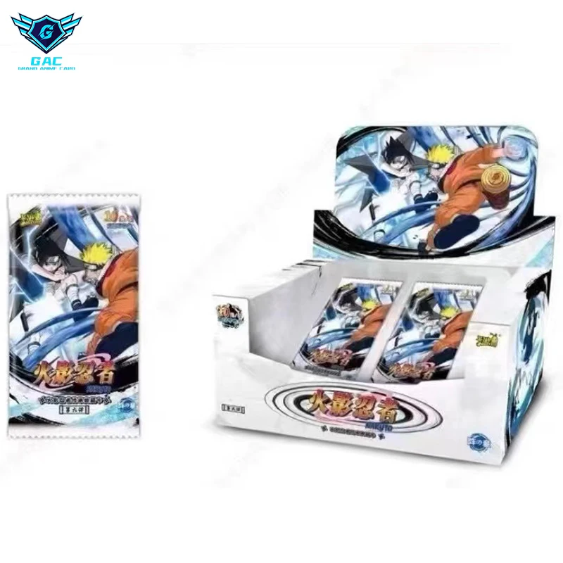 KAYOU Genuine Naruto New T4W6 Booster Box Uzumaki Sasuke Uchiha Haku Tente Rare SE BP Anime Collection Card Kids Toys Game Gifts