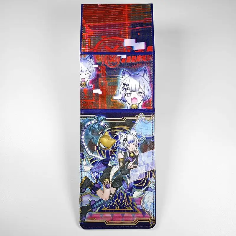 Yugioh M∀LICE HEARTS OF CRYPTER Deck Box Cheshire Cat Figures Cosplay Yu-Gi-Oh! OCG Trading Cards Pu Leather Collection Box 100+