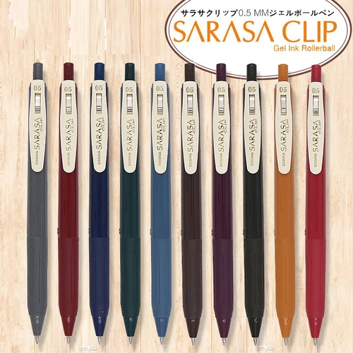 Bolígrafos de Gel Retro de cebra japonesa JJ15, bolígrafo Neutral de Color de prensa SARASA, Canetas de bolígrafo Vintage para escuela, papelería de oficina