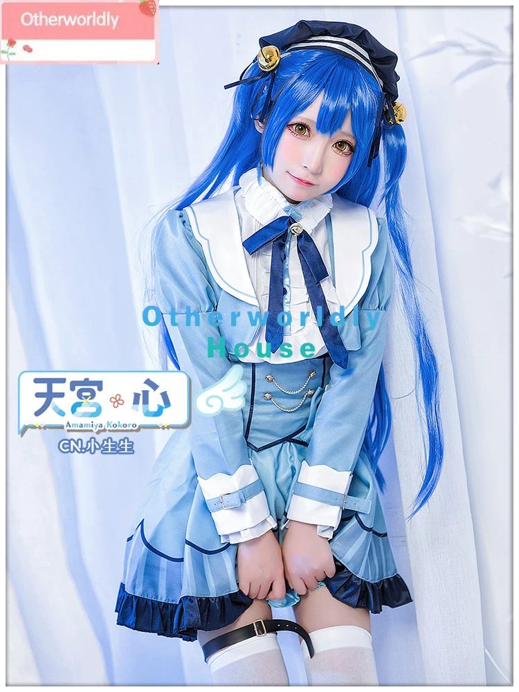 Amamiya Kokoro Cosplay Costumes Women Maid Dress Servant Suit Vtuber Clothing Halloween Carnival Uniforms Custom Made