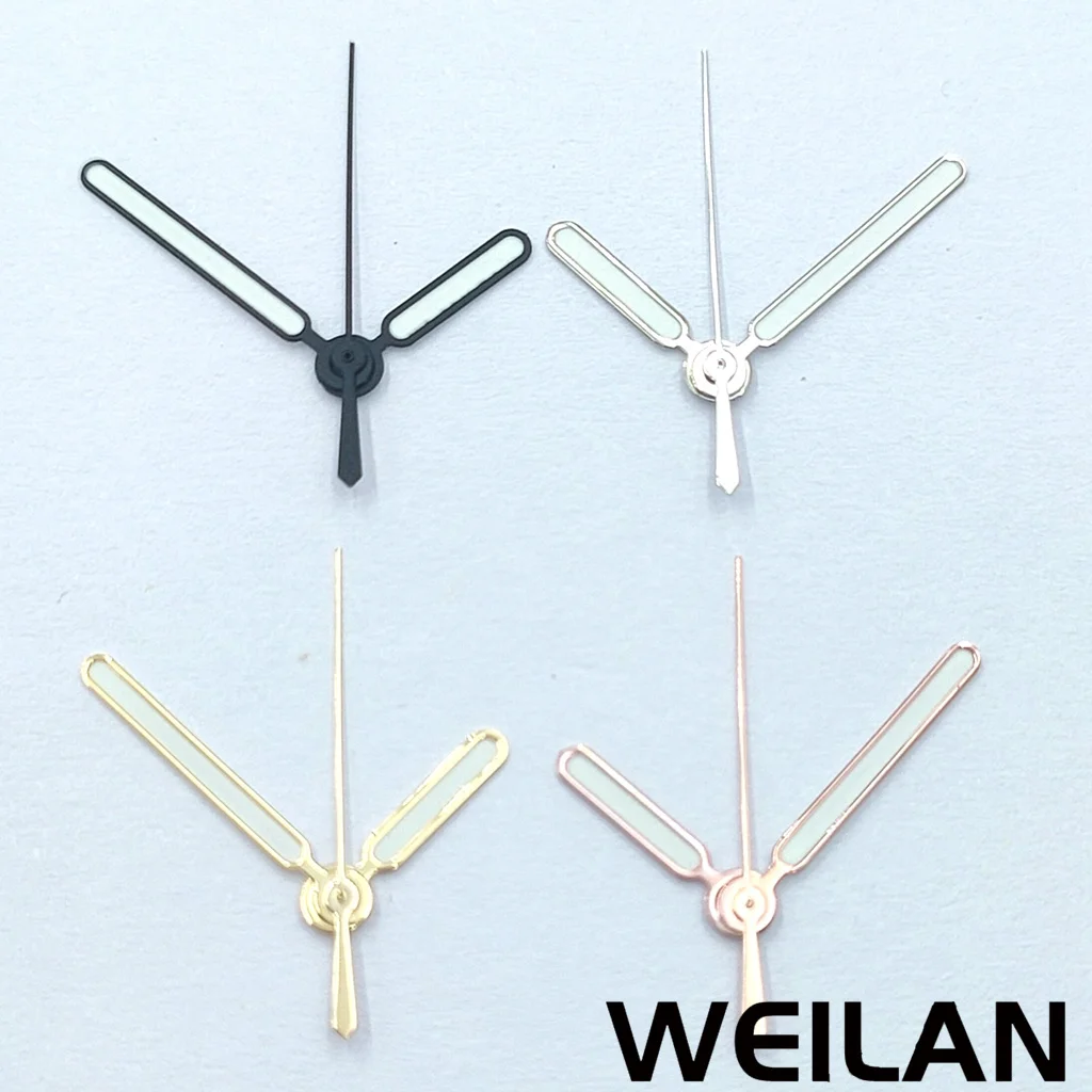 Silber Gold Roségold Schwarz Uhrzeiger Leuchtend Fit NH35 NH36 7S26 7S36 4R35 4R36 Uhrwerk