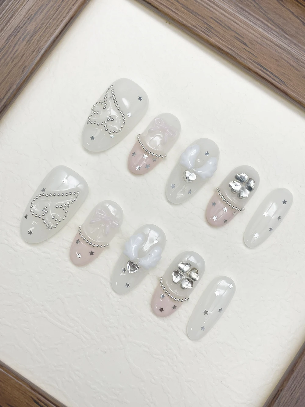Autocollants pour ongles à pre - Nail Art Pink avis et prix