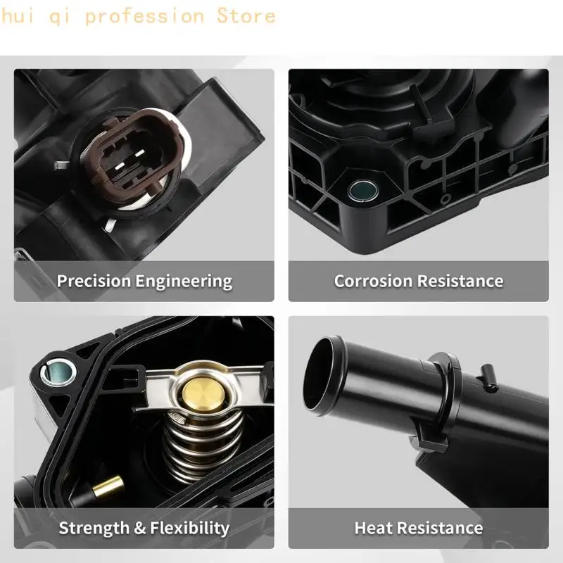 Teilenummern des Motorkühlmittel-Thermostatgehäuses 68498366AA 68439166AA, Wartung der Flanschdichtung und des Kühlsystems H8WE – Detail 9