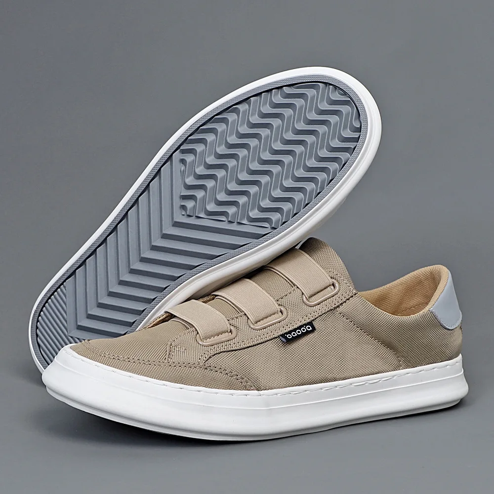 

Лето-Осенние лоферы без шнуровки, мужская парусиновая обувь, модная дышащая мужская повседневная обувь на плоской подошве, удобные мужские прогулочные кроссовки