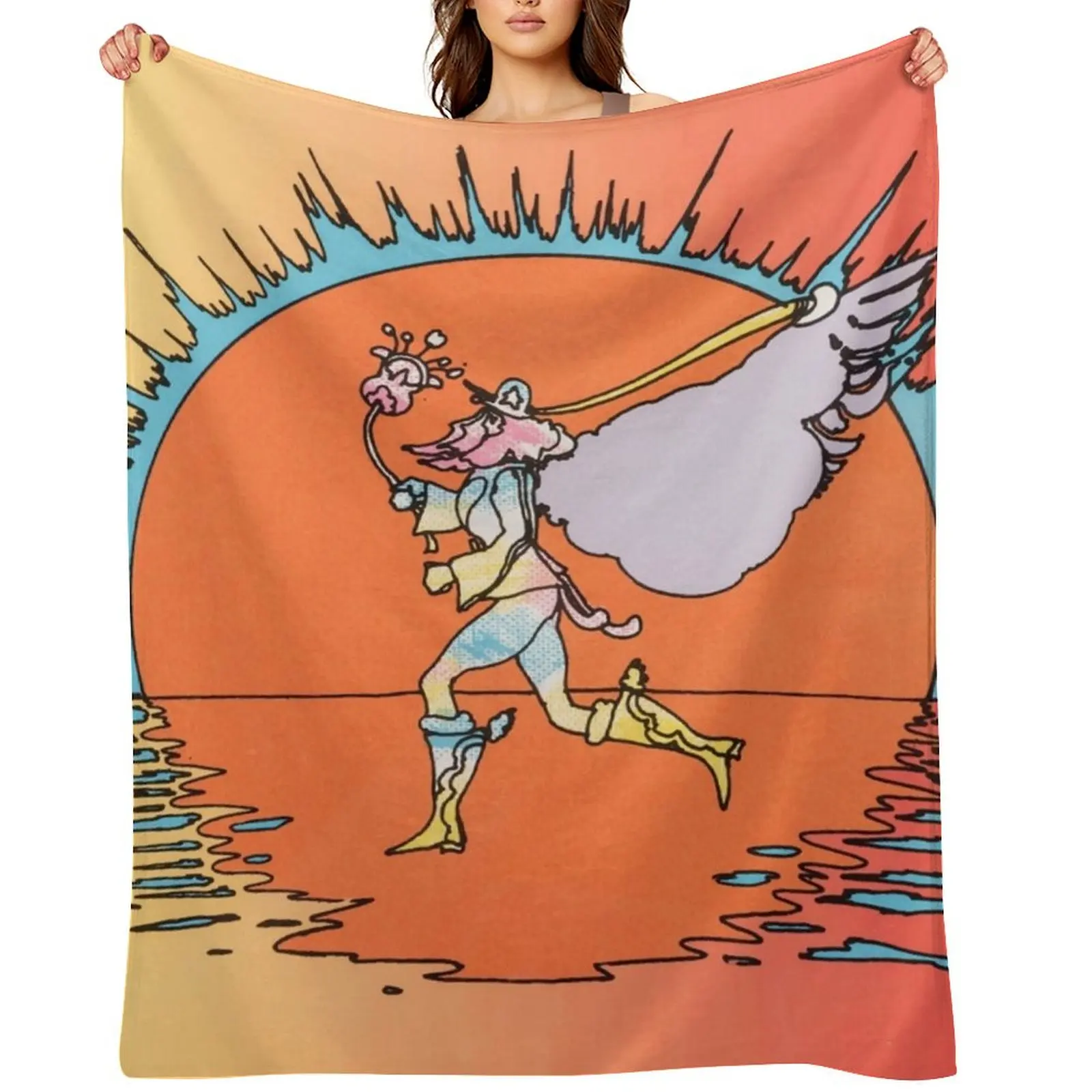 

Paintings by Peter Max Pop Art Throw Blanket Luxury Throw Beautifuls for winter Summer Beddings Blankets