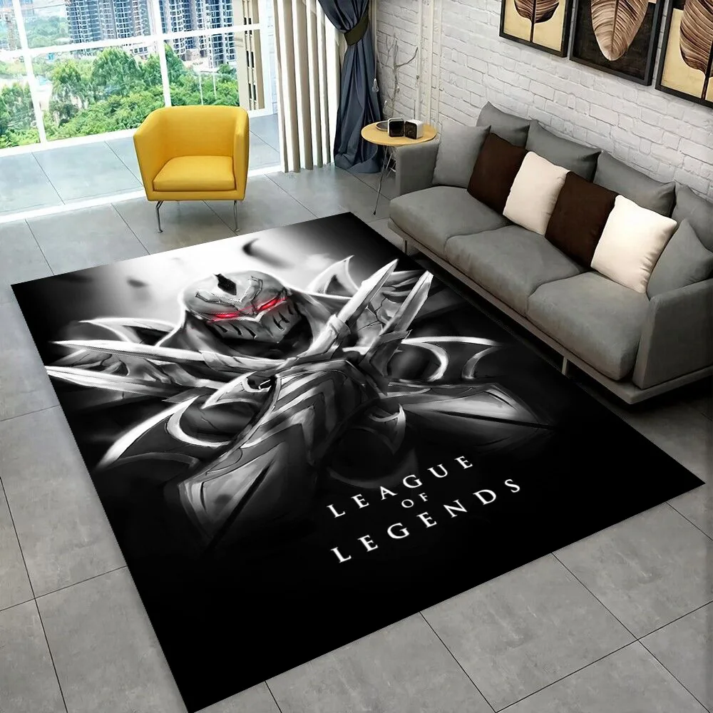 

3D LOL League of Legends Jinx Game Подарочный ковер для гостиной, спальни, украшение для домашнего дивана, детский игровой нескользящий напольный коврик