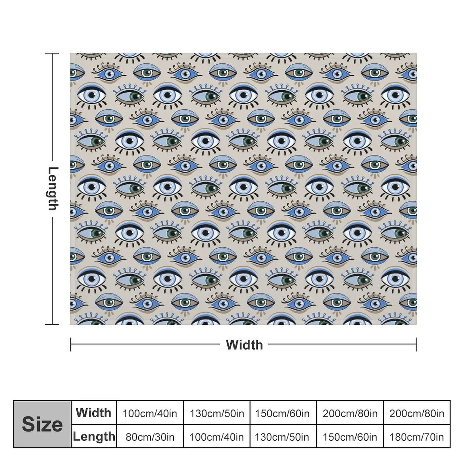 Boho Evil Eye Throw Blanket Summer Beddings Baby christmas decoration Sofa Blankets