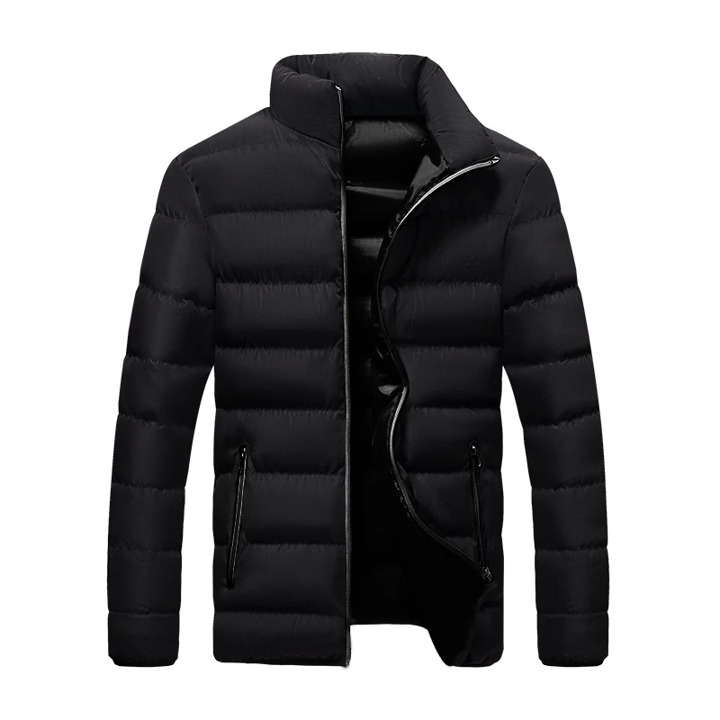Winterjacke für Herren, warm und dick, schmal geschnittene Oberbekleidung, hochwertiger, lässiger Herren-Warmmantel. – Detail 10