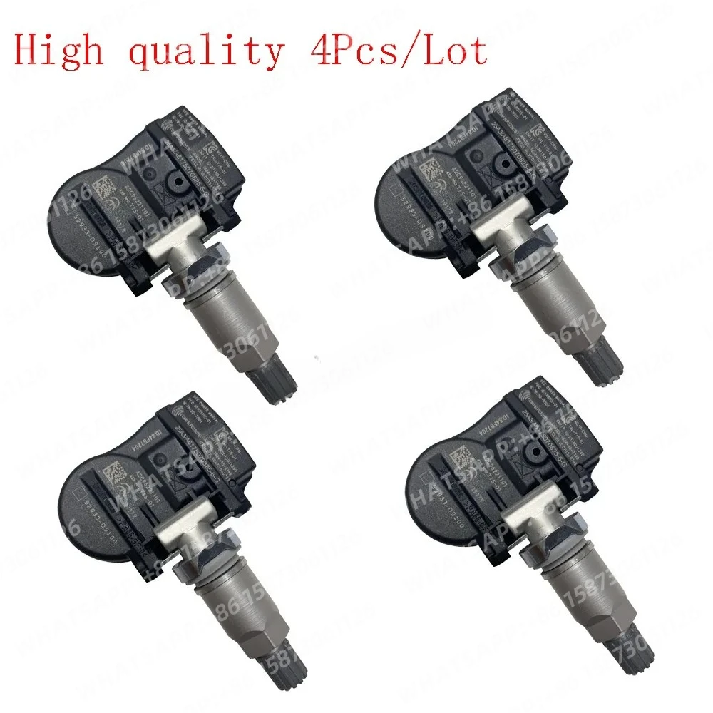 4 шт. 52933-D9100 52933D9100 433 МГц датчик давления в шинах TPMS для Kia Sportage 2017 2018 2019 NIRO OPTIMA для HYUNDAI ELANTRA