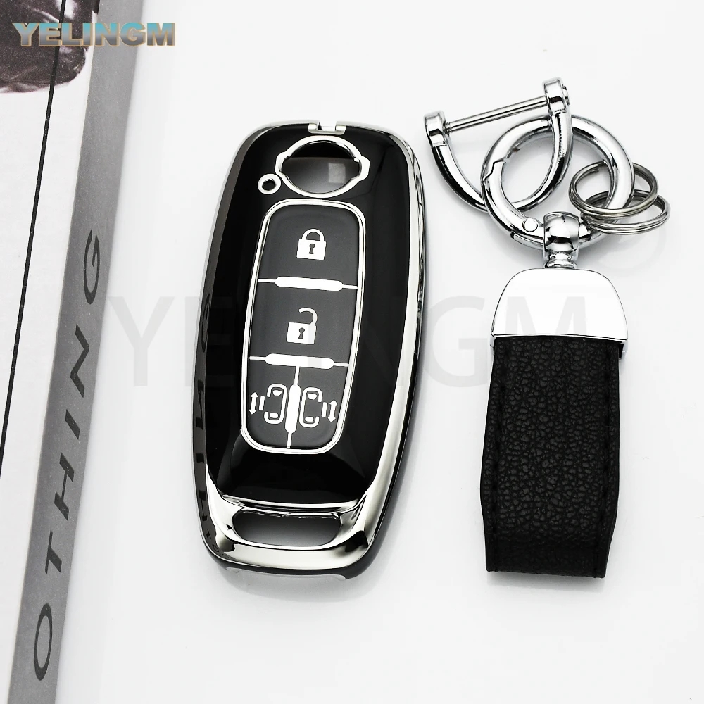 Autoschlüssel-Schutzhülle für Nissan Kicks Serena Rouge Pathfinder Ariya Rogue Versa X-Trail T33 Auto Keyless Protector Zubehör