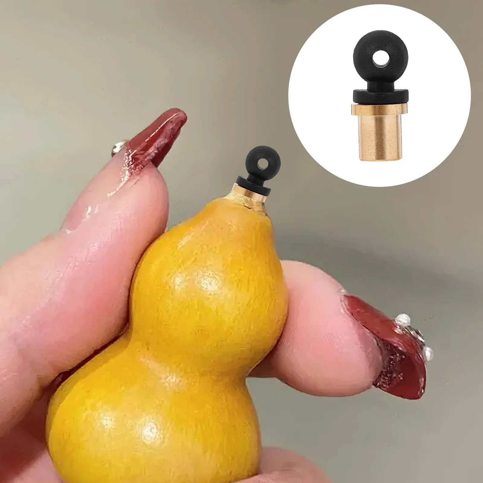 

Wine Gourd Stopper Reusable Wine Corker Airtight Sealing Cap Versatile Design Fits Various Bottle Types Elegant Accessory