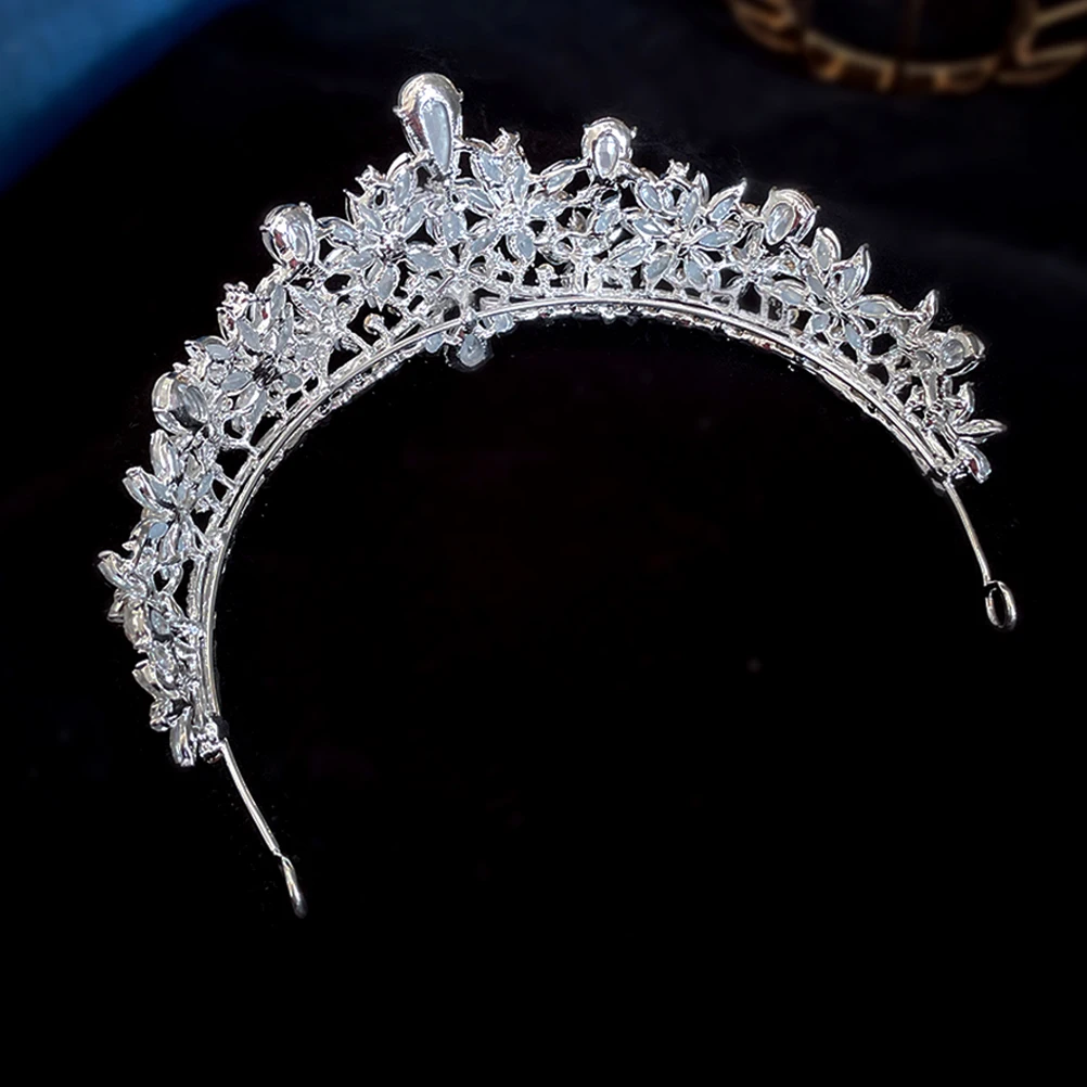 

Bridal Crown Rhinestone Tiara Wedding Headpiece Hair Accessories for Women Girls Birthday Prom Elegant Lightweight Fashion