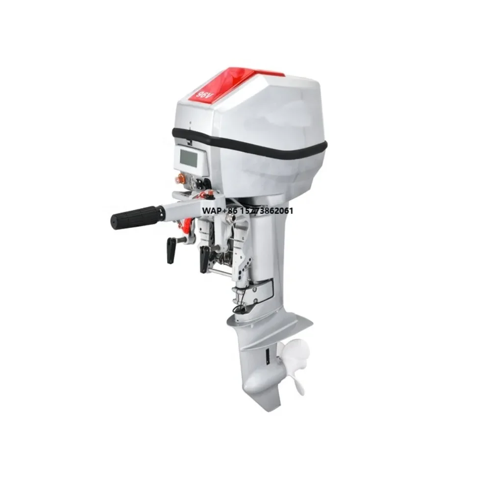 96v 20hp Electric Outboard Motor Boat Engines Tiller & Remote Control Marine Use