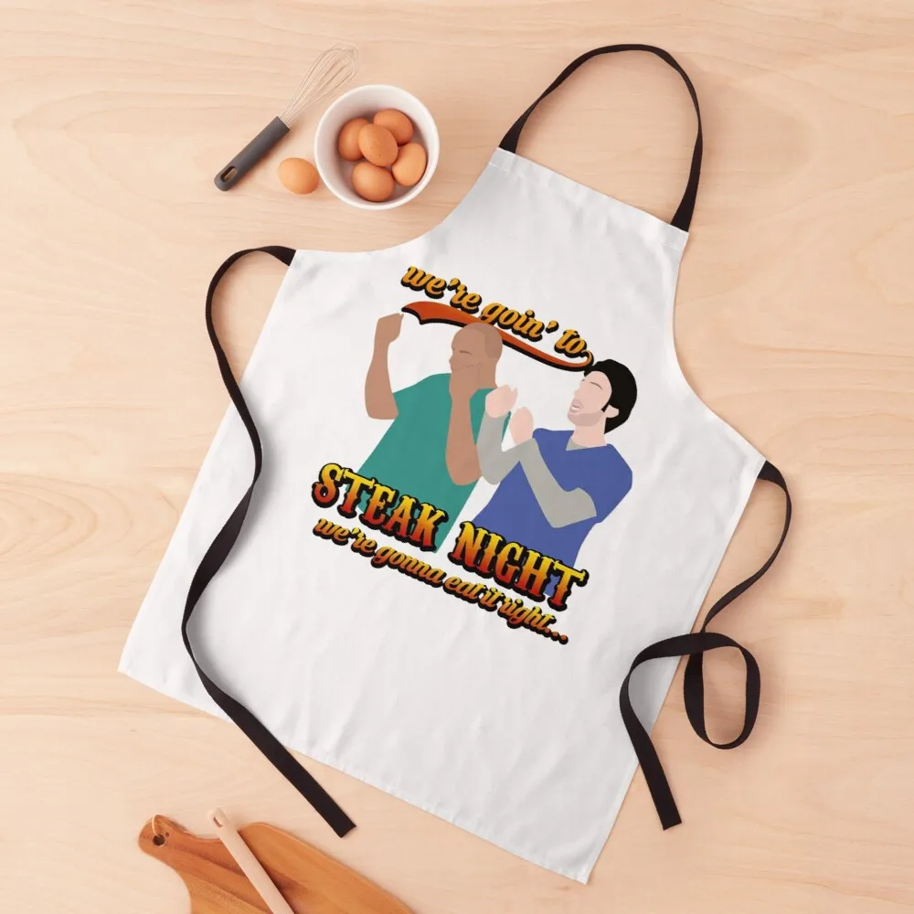 

Steak Night Scrubs Tv Series Jd Turk Tv Shows Graphic T Shirt Gift Tee I Love Apron aprons for women apron waterproof