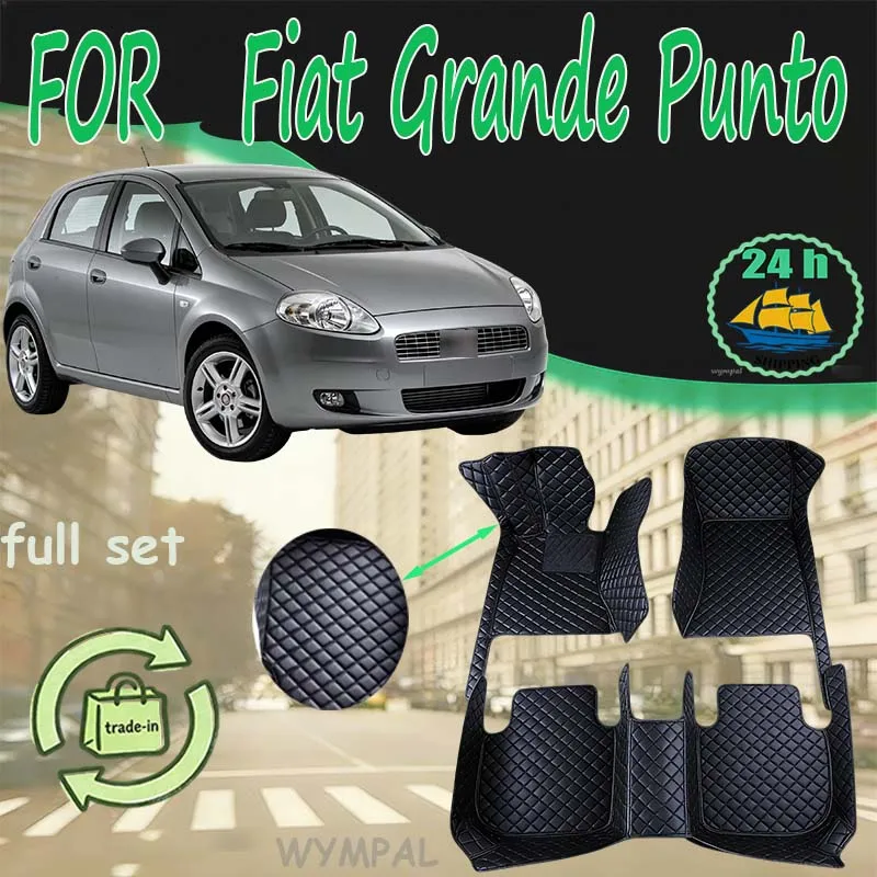 Alfombrilla personalizada para el suelo del coche, accesorios interiores para Fiat Grande Punto Bravo Egea Palio 2003 2005 2006 2008 2009 2012 2015 2022