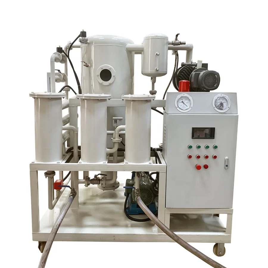 Double Stage High Vacuum Insulation Oil Processing Machine Transformer Oil Recycling Equipment