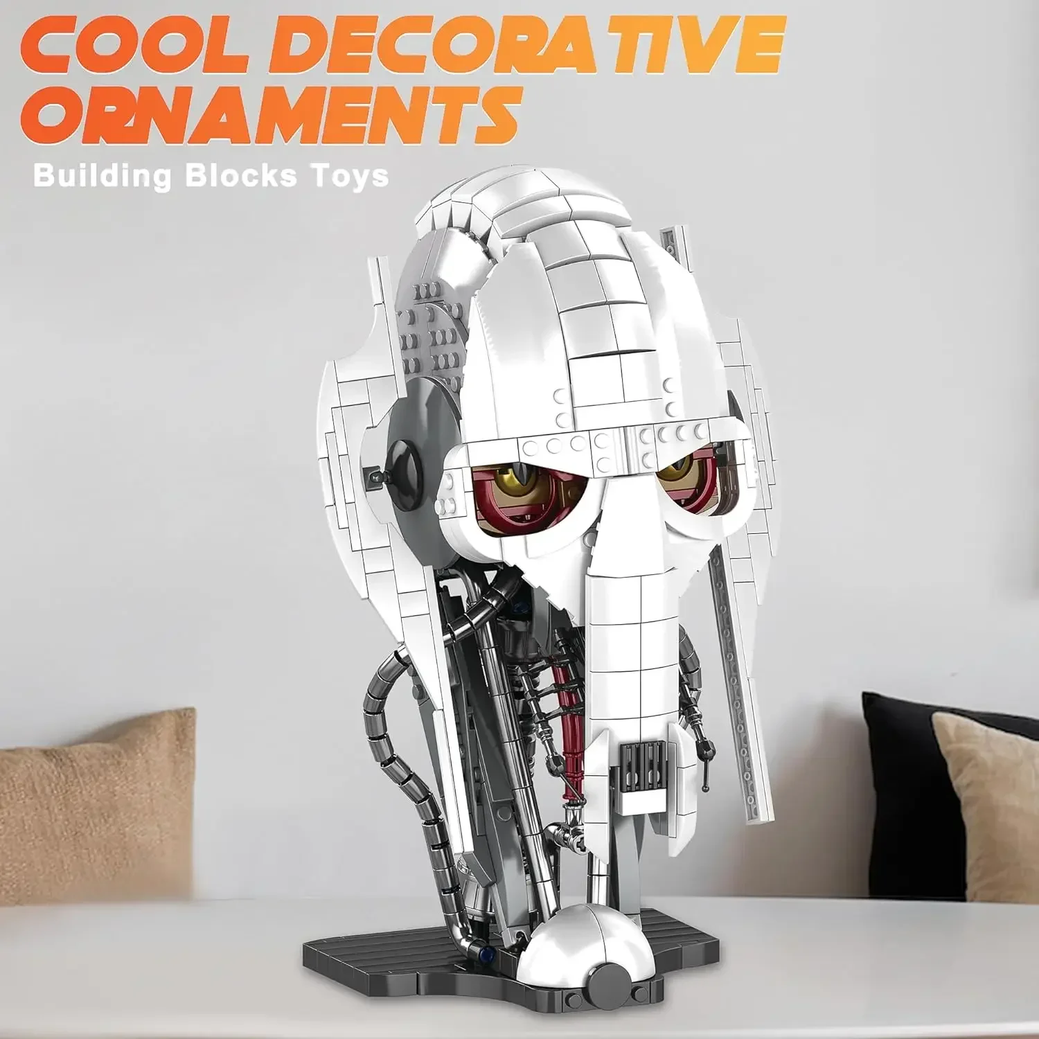 

788pcs MOC Idea General Grievous Helmet Building Blocks Bricks Model Helmet Collection Assembling Toys for Children Adults Gift