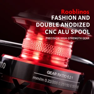 Rooblinos ht spinning cars fishing, salt water from freshwater spool, left and right trout interchange tackle 10 Main Carrela Sales - №5