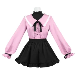 Vampire Miku Cosplay Costume Vocaloid Vampire Miku figure cosplay suit Pink kawaii dress Bowknot uniform