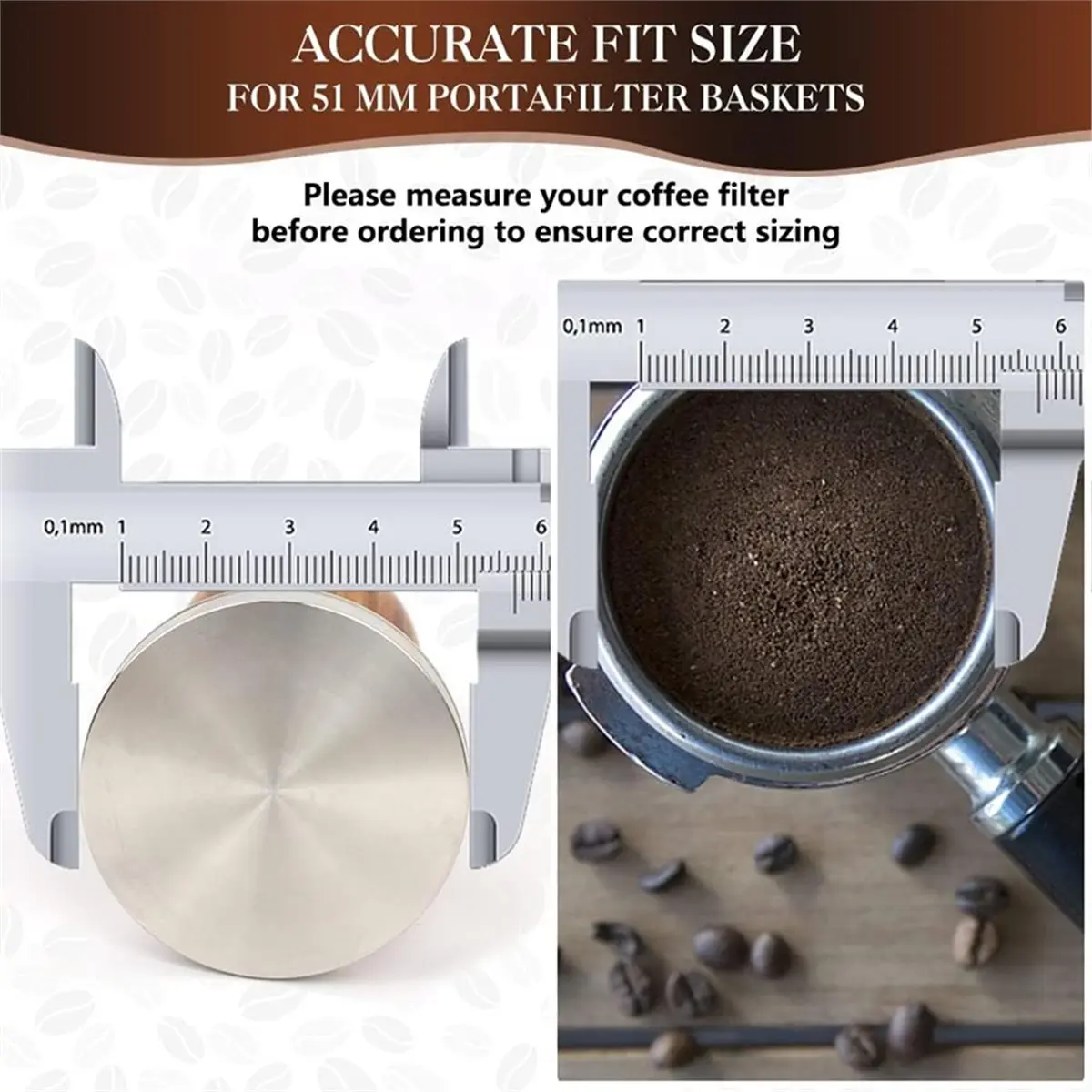 

2026 NEW 51mm Espresso Tamper Kit, Coffee Accessories with Stirrer, Frothing Pitcher & Latte Art Tools