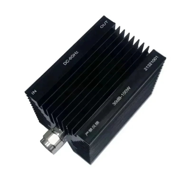 100W Fixed Attenuator N Type Frequency DC-6GHz 1-60dB Provide