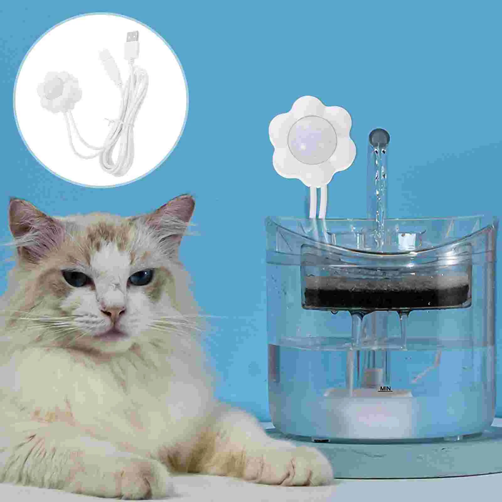 Water Dispenser Sensor Pet Convenient Inductor Fountain Accessory Motion Household Abs Dog Cat