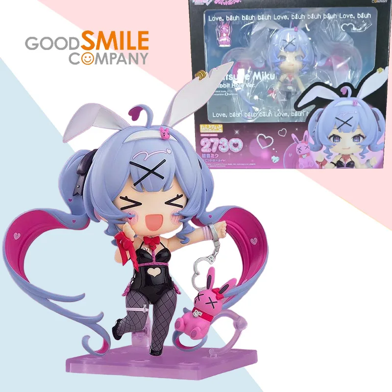 

GSC Original Nendoroid Series No.2730 Hatsune Miku Rabbit Hole Ver. Anime Action Figure Collectible Toy Ornament Birthday Gift