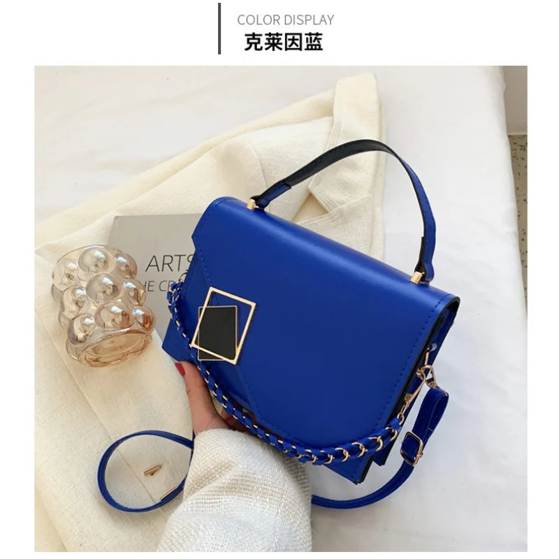 Foreign Trade Popular Women\'s Bag  Fashion Simple Shoulder Bag Women Ins Internet Celebrity Foreign Style Portable Messenger Bag